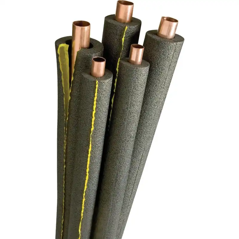 Tundra 1/2 In. Wall Semi-Slit Polyethylene Pipe Insulation Wrap, 1-1/2 In. X 6 Ft. Fits Pipe Size 1-1/2 In. Copper / 1-1/4 In. Iron