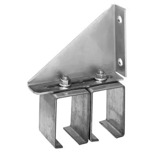 Galvanized Double Adjustable Bracket For Rail - Model Pb-br