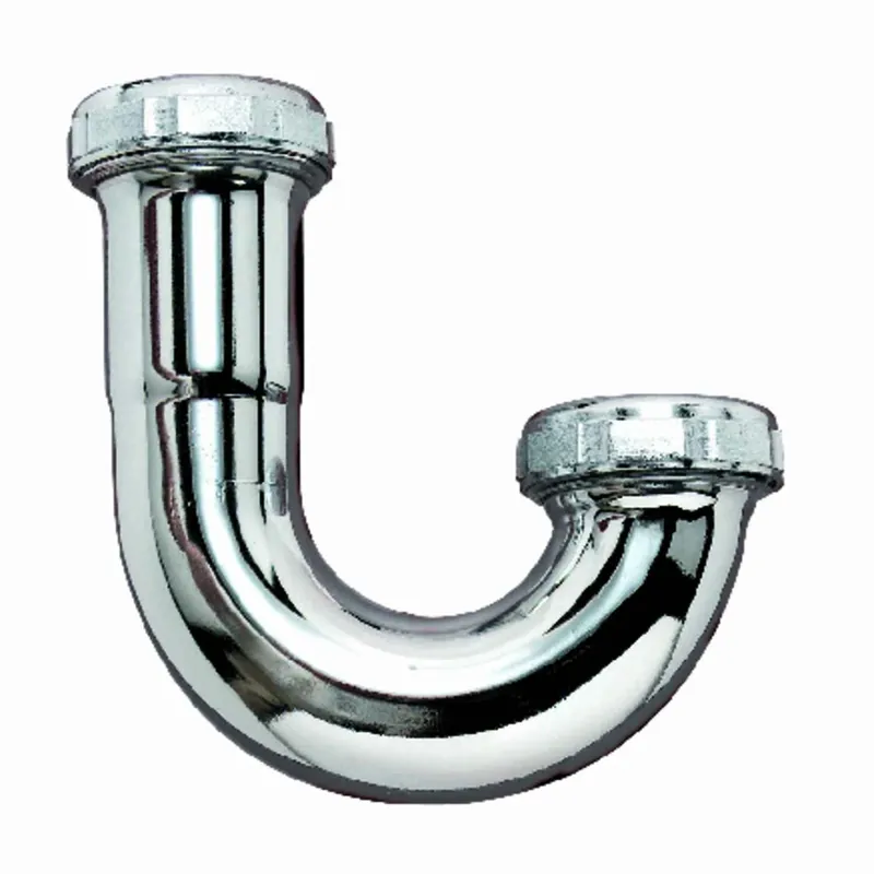 1-1/2 Inch Diameter Slip To Slip Brass J Bend For Kitchen Installations