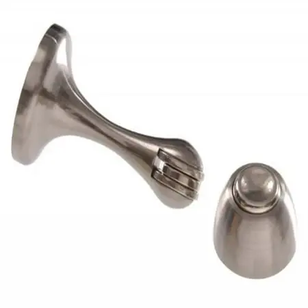 852667 Satin Nickel Magnetic Door Stop For Home And Office