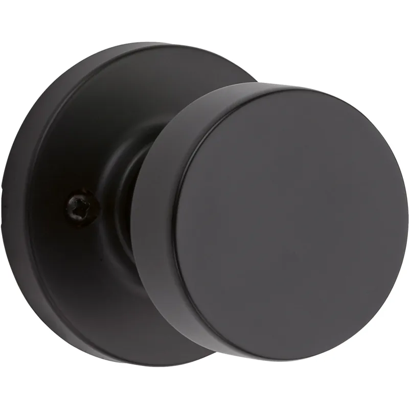 Signature Series Dummy Knob Lockset , Iron Black Finish