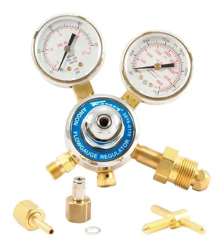 Forney 7.375 In. L X 8.25 In. W Welding Regulator Kit Model 85363