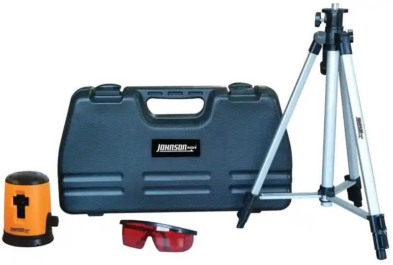 40-0921 Self-leveling Cross-line Laser Level Kit, 100 Ft Range, Red Laser