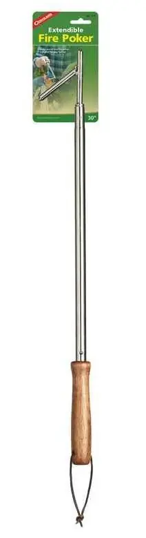 Coghlan‘s Silver Extendable Fire Poker 30 In. H X 3 In. W X 1-1/4 In. L 1 Pk