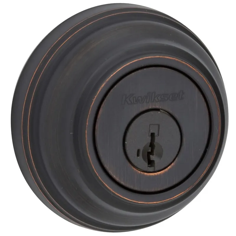 Signature Bronze Double Cylinder Deadbolt With SmartKey