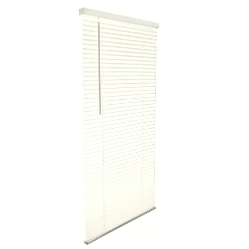 Vinyl Cordless Blinds 39 In. W X 64 In. H Alabaster