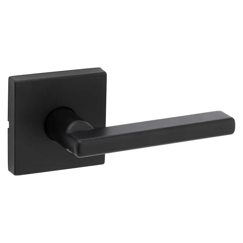Kwikset Halifax Matte Black Passage Lever