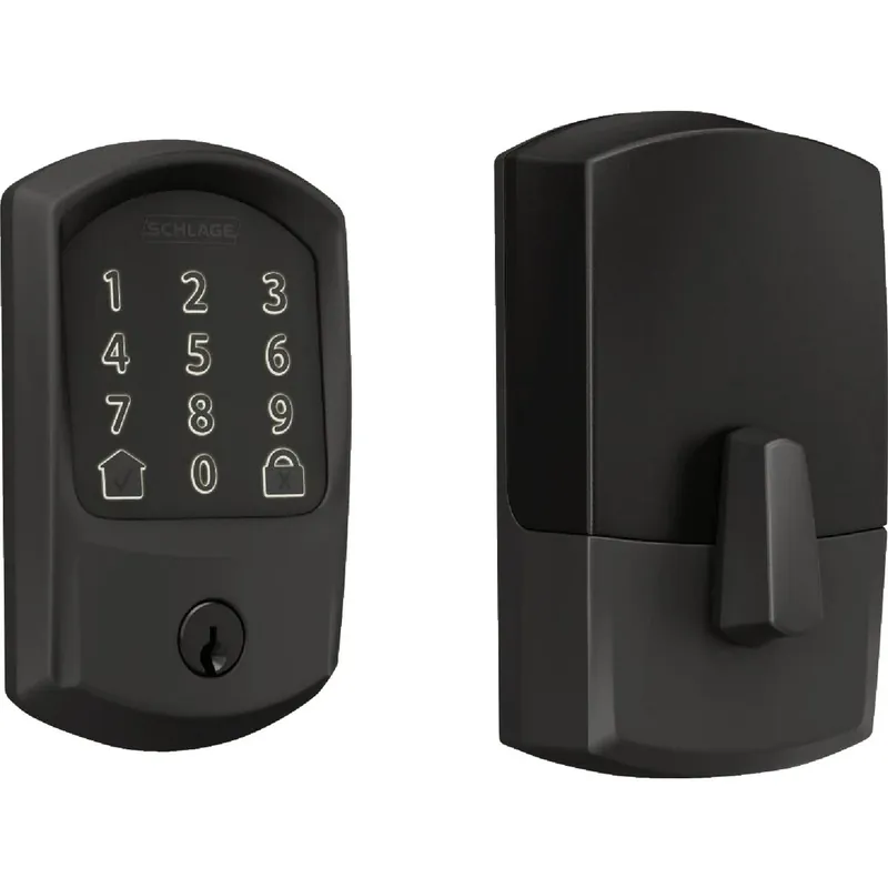 Encode Smart Wifi Deadbolt With Matte Black Greenwich Trim - Model Be489wbvgrw622
