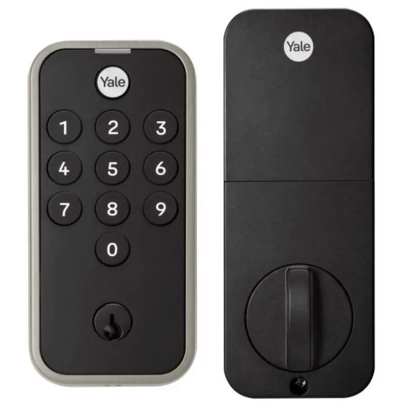 Yale Code Bi-Metal Electronic Touch Pad Deadbolt – Satin Nickel