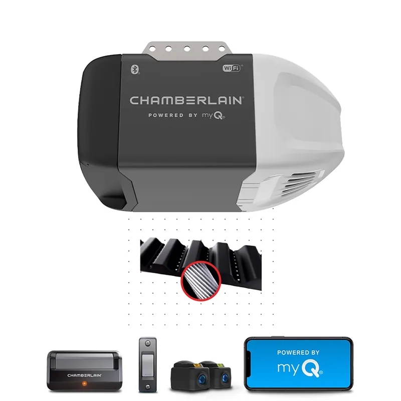 B2202 1/2 Hp Myq Smart Belt Drive Garage Door Opener With Wifi