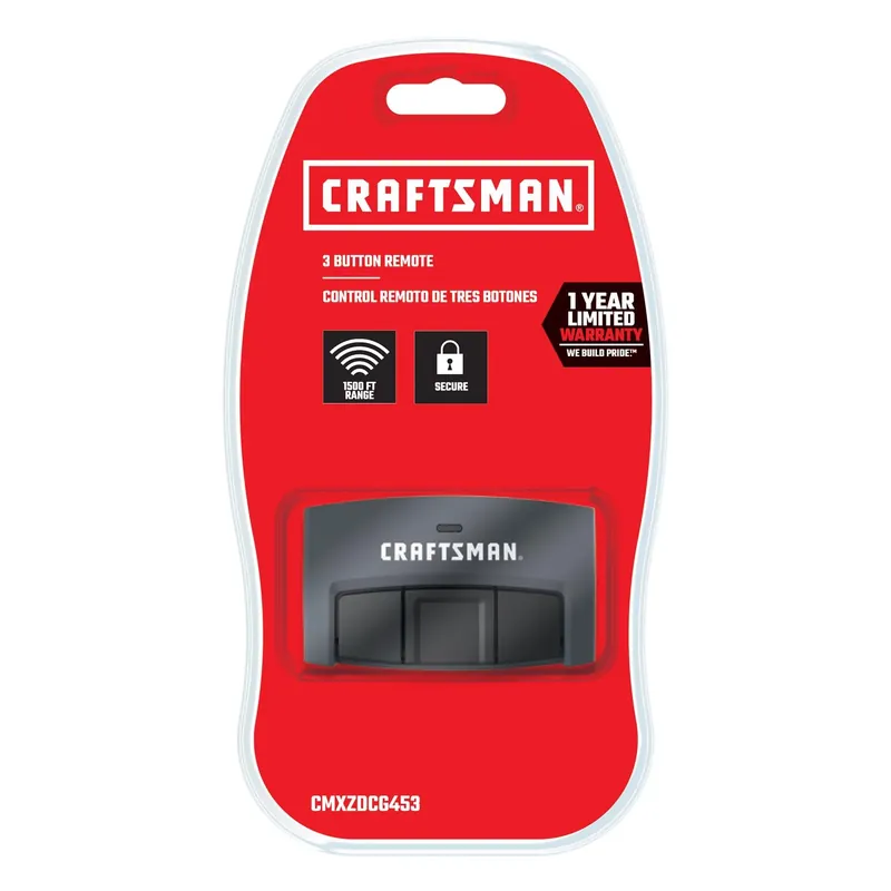 3-function Garage Door Opener Remote For Openers Built After 1993
