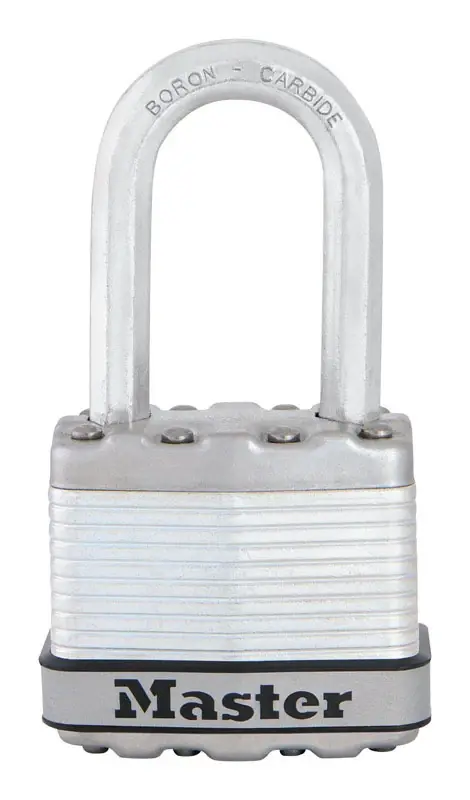Master Lock 1-3/4 In. W X 1.5 In. L Ball Bearing Locking Stainless Steel 1 Pk Laminated Padlock