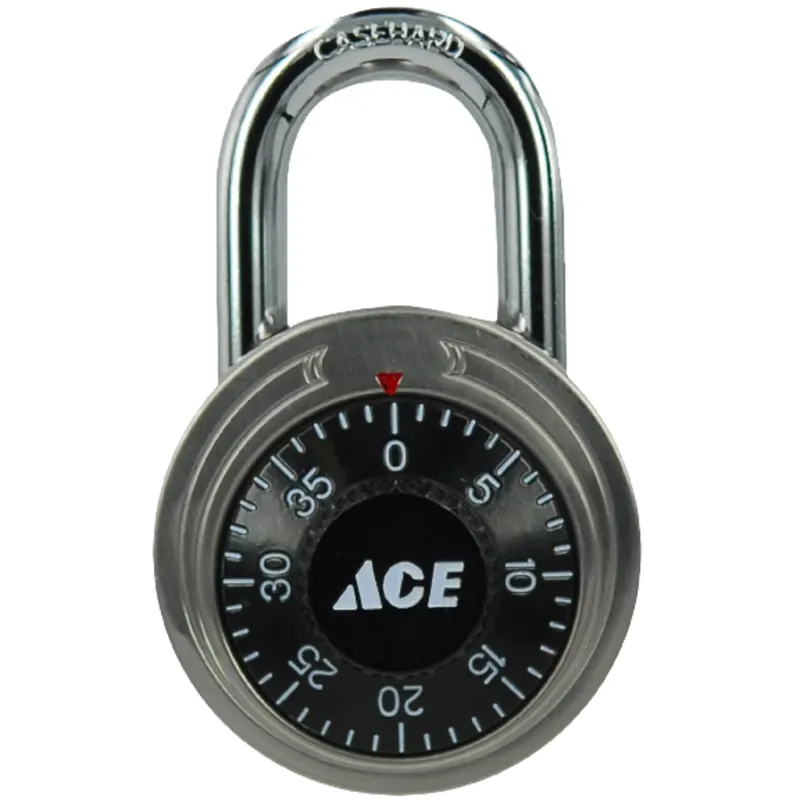 1-7/8 In. H X 1-7/8 In. W X 3/4 In. L Stainless Steel Combination Dial Padlock