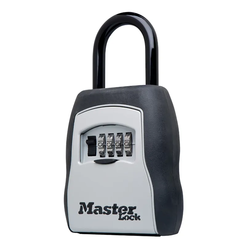 Key Storage Shackle Lock, Resettable, Holds 5