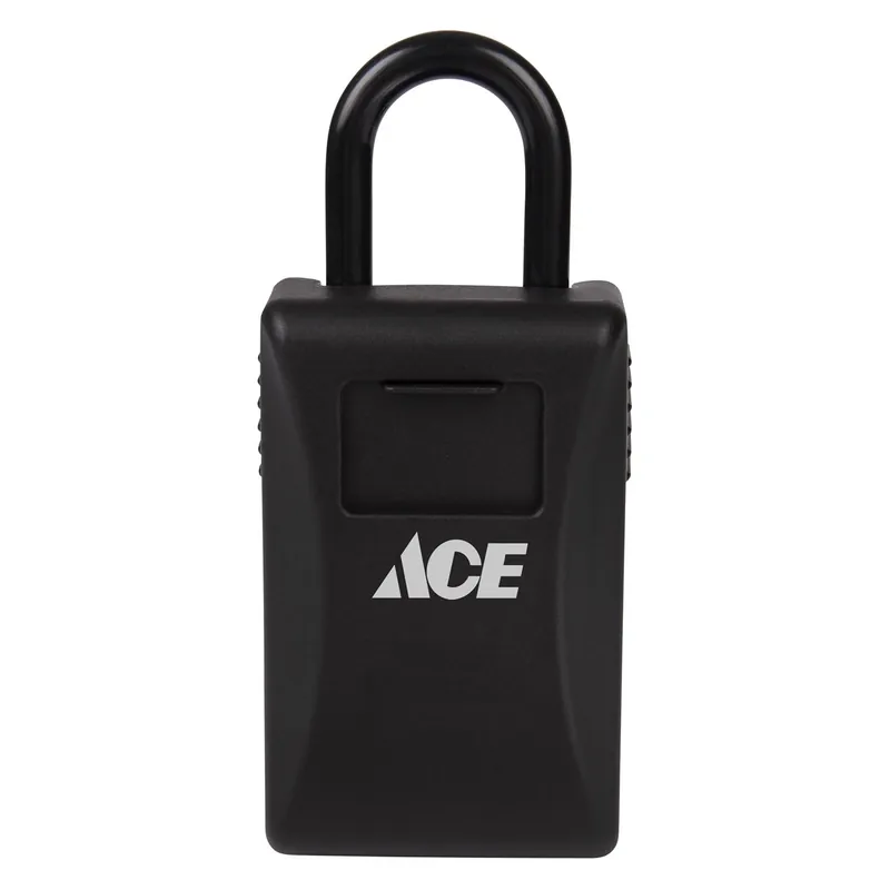 3.15 In. W Aluminum 4-dial Combination Lock Box For Keys And Key Cards
