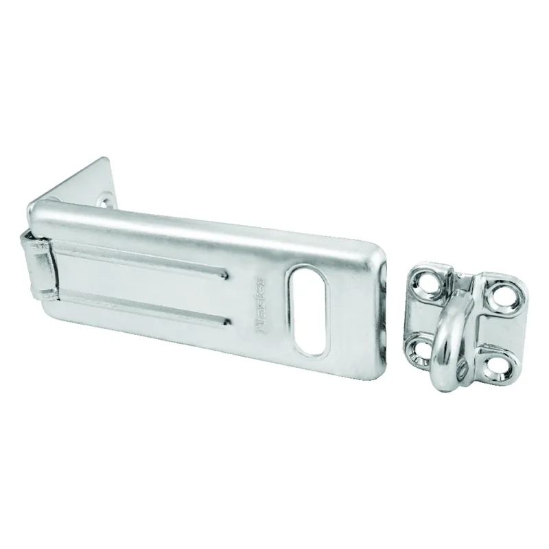 Master Lock Zinc-Plated Hardened Steel 4 In. L Hasp 1 Pk