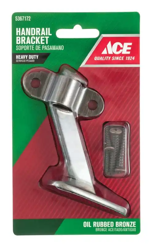 Bronze Heavy Duty Handrail Bracket 3-3/4 In. Length For Secure Installation