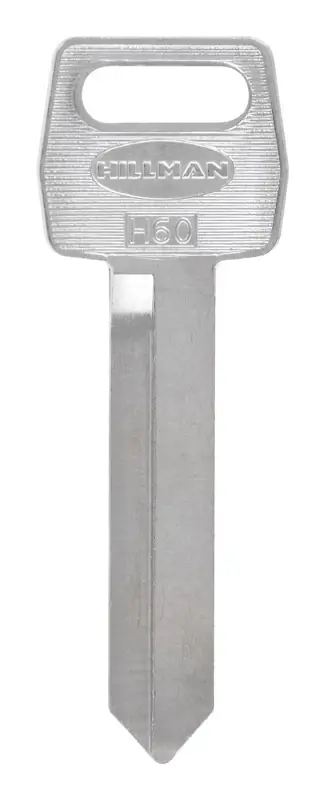HILLMAN Traditional Key Automotive Key Blank Double For Ford Black/Silver