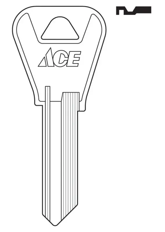 House Key Blank Single Sided For Weiser Locks Model 86352
