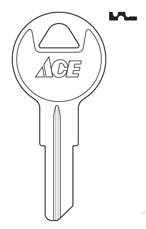 House/office Key Blank Single Sided For Yale Locks Model 86351