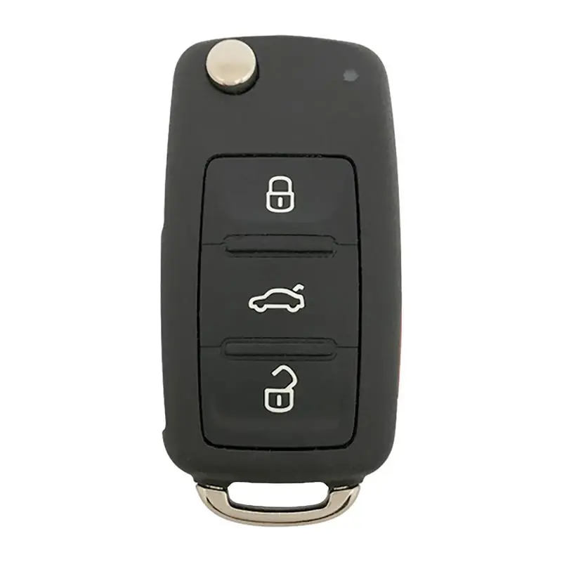 Keystart Flip Key Automotive Fob Key Blank Vw046 Double Sided For Volkswagen Vehicles