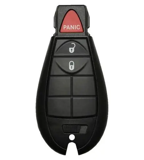 5012384 Self Programmable Remote Fob Shell Ulk236 Automotive Key For Dodge, Black