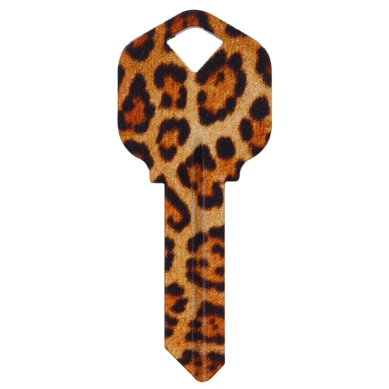 HILLMAN Wackey Leopard House/Office Universal Key Blank Single