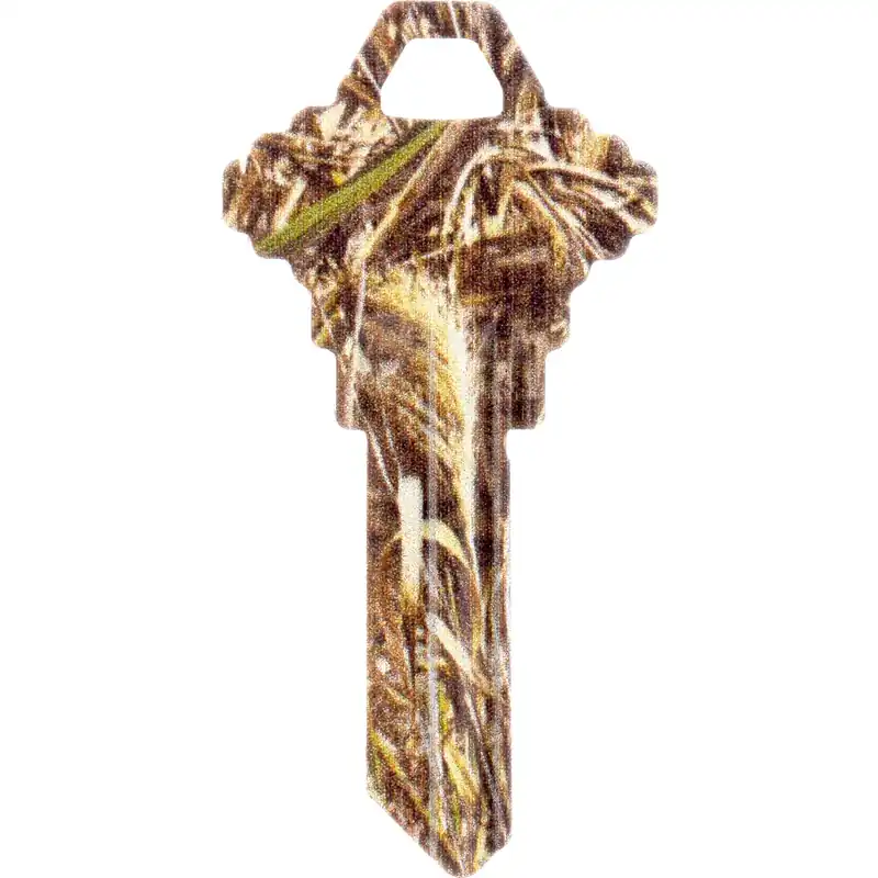 HILLMAN RealTree Brown House/Office Universal Key Blank Single Brown