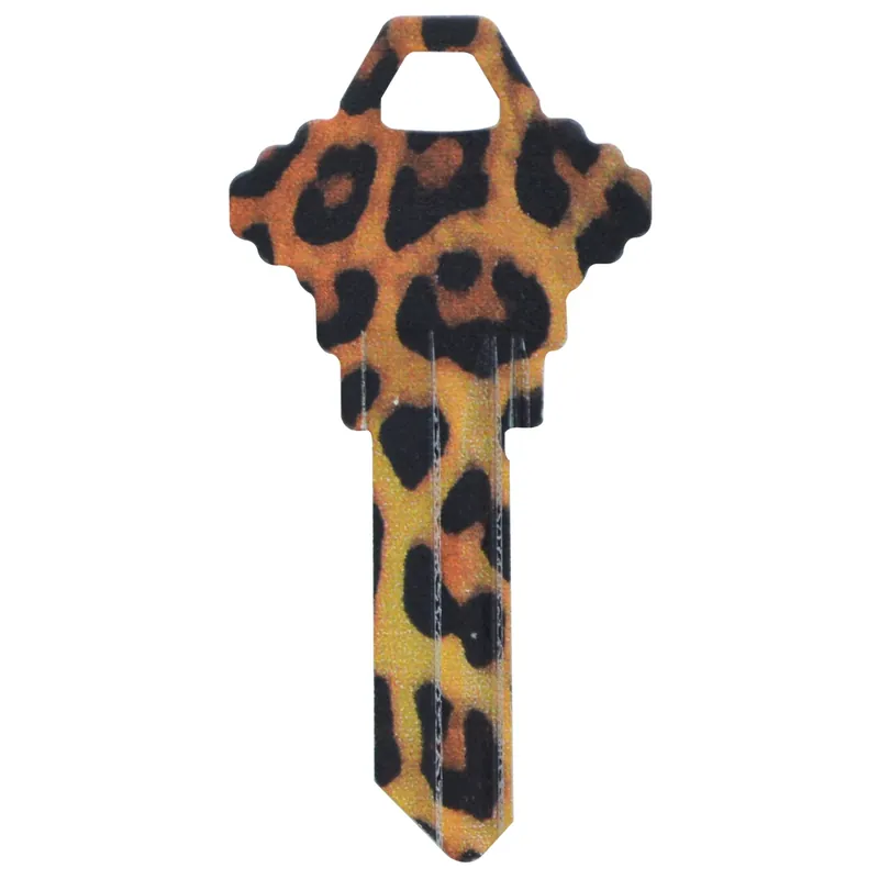 HILLMAN Wackey Leopard House/Office Universal Key Blank Single