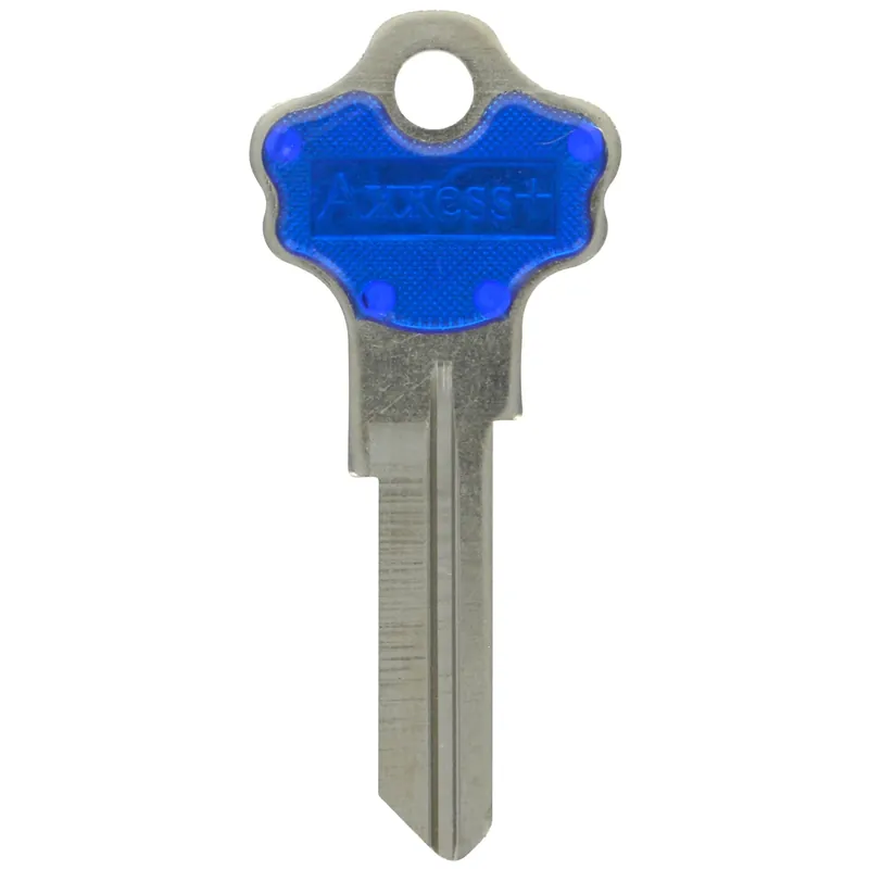 HILLMAN Traditional Key House/Office Key Blank 97 Single For Kwikset Locks Blue/Silver