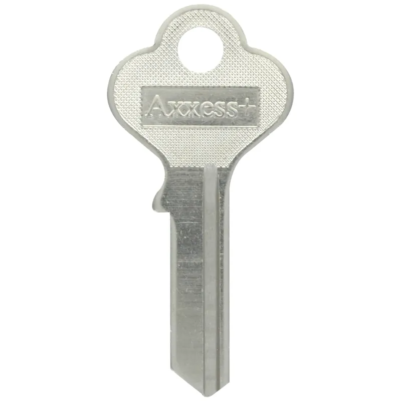 HILLMAN Traditional Key House/Office Key Blank 83 Single For Independent Locks Silver