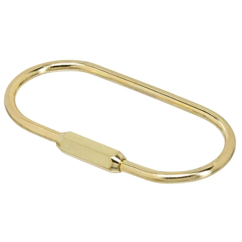 Sanitas Brass Gold Key Ring - Durable And Stylish Accessory