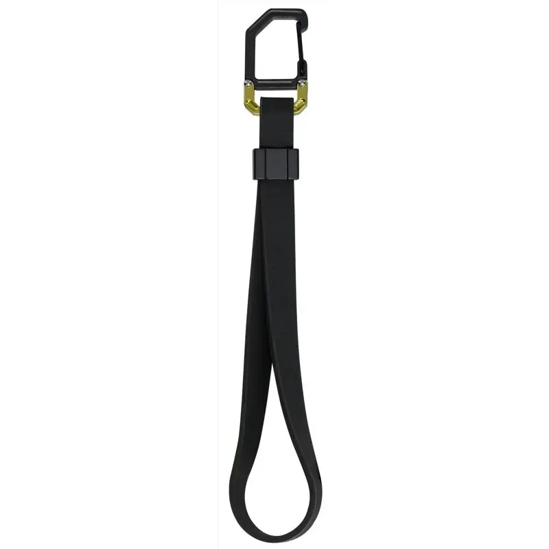 Apex Silicone Black Clip/hook Key Strap - Durable Key Ring Accessory