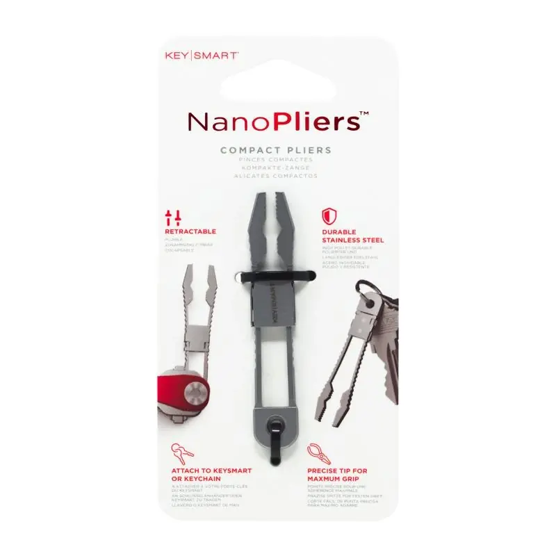 Nano Pliers Stainless Steel Compact Key Tool - Model Ks121-ss