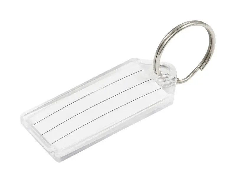 Metal Silver Labeling/id Key Ring - Durable Key And Luggage Identification