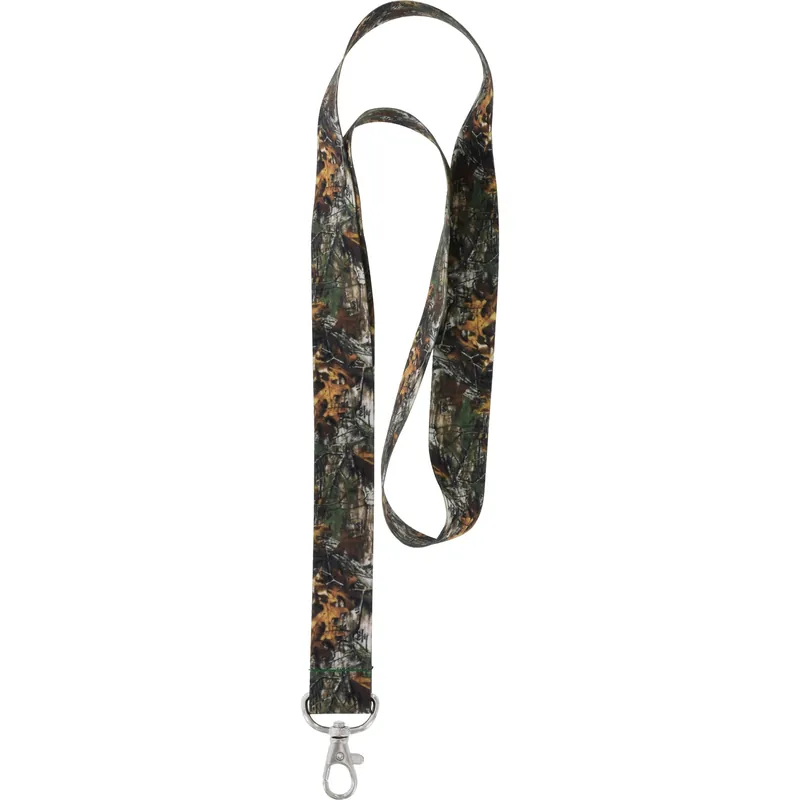 Polyester Multicolored Decorative Key Chain Lanyard - Realtree Green Pattern