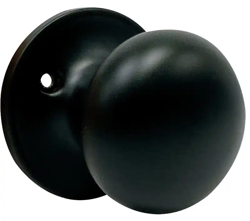 Dummy Tumbler Knob Matte Black - Surface Mounted Door Pull