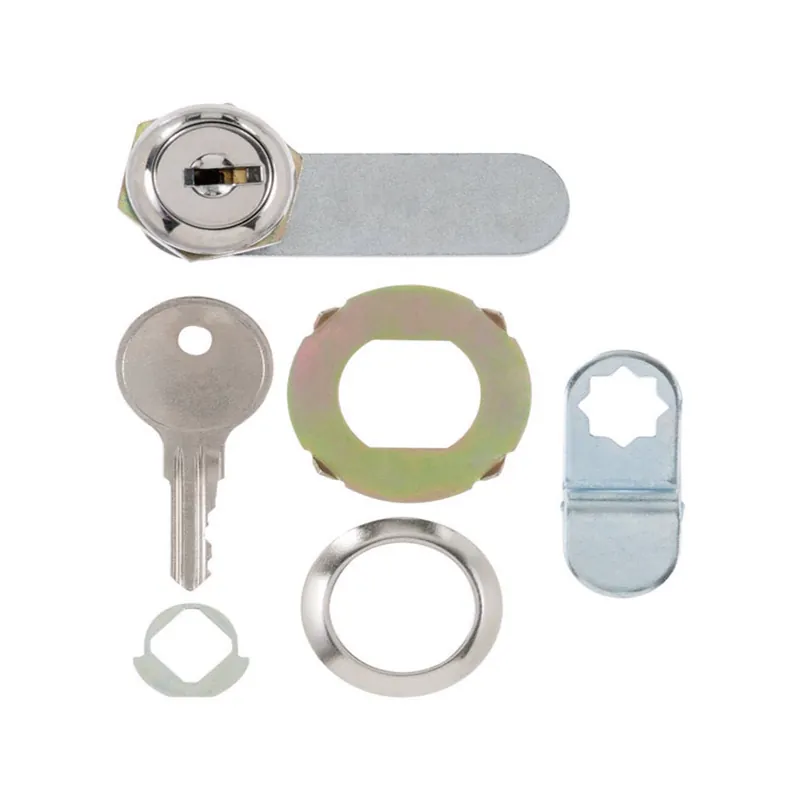 Chrome Silver Brass Cam Lock - Keyed Alike For Cabinets, Mailboxes, And More