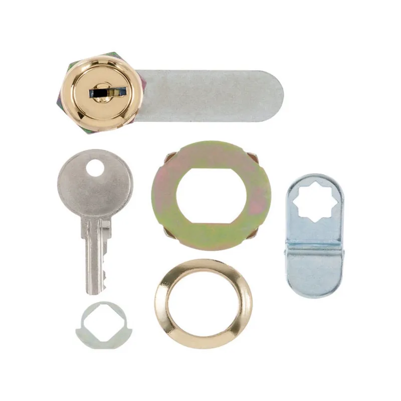 Bright Brass Yellow Brass Cam Lock For Cabinets, Mailboxes, And Lockers
