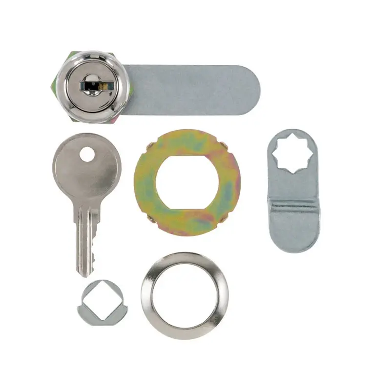 Chrome Silver Brass Cam Lock - Keyed Alike For Cabinets, Mailboxes, And More