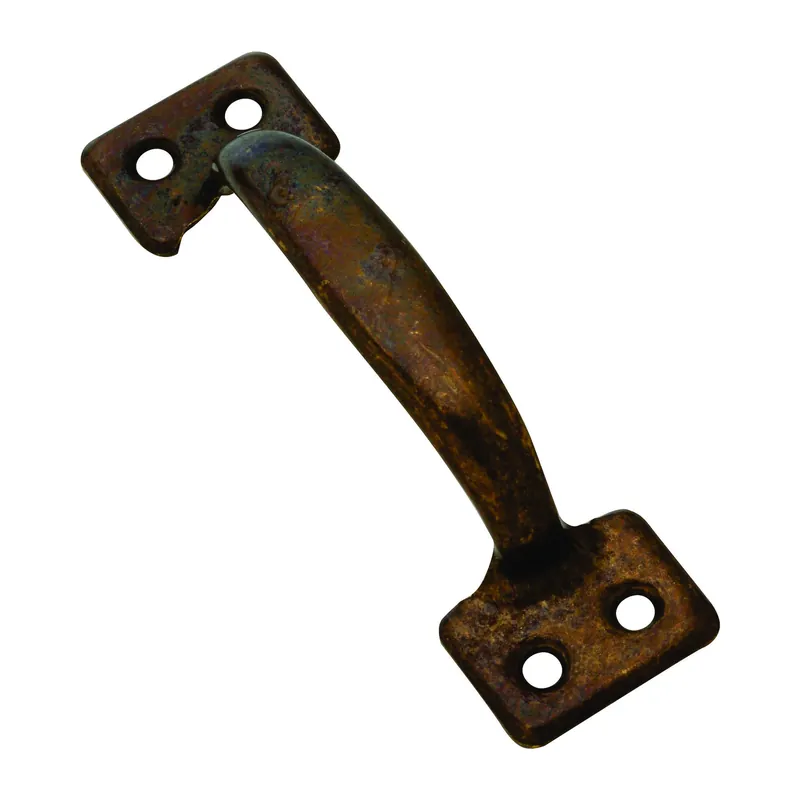 National Hardware 4 In. L Antique Brass Brown Steel Universal Sash Lift Handle 1 Pk