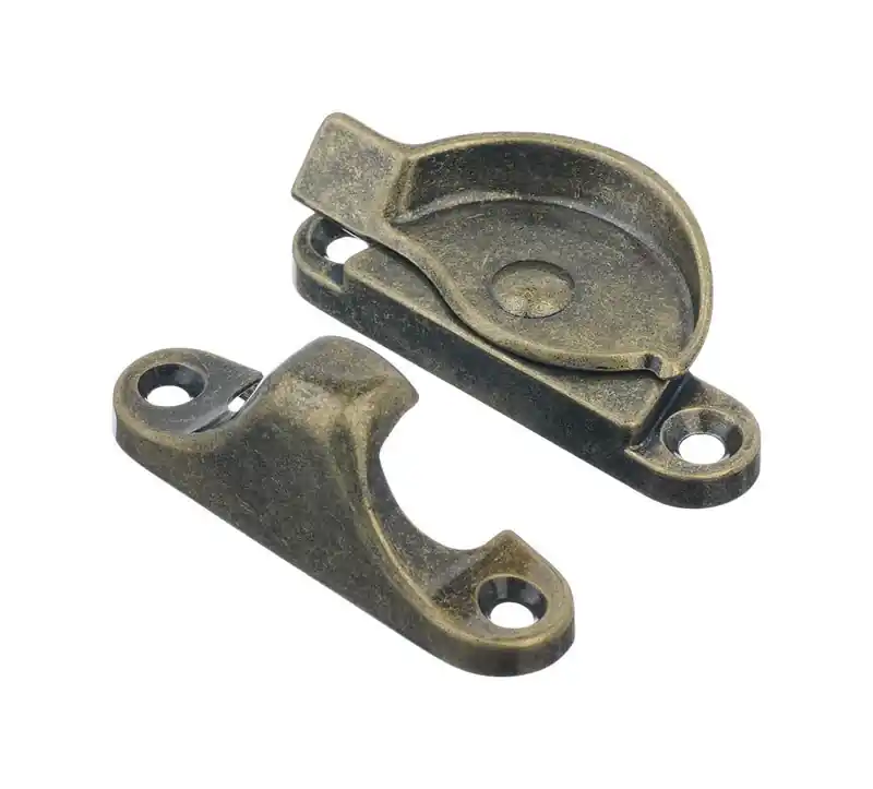Ace Antique Brass Brass Sash Lock 1 Pk