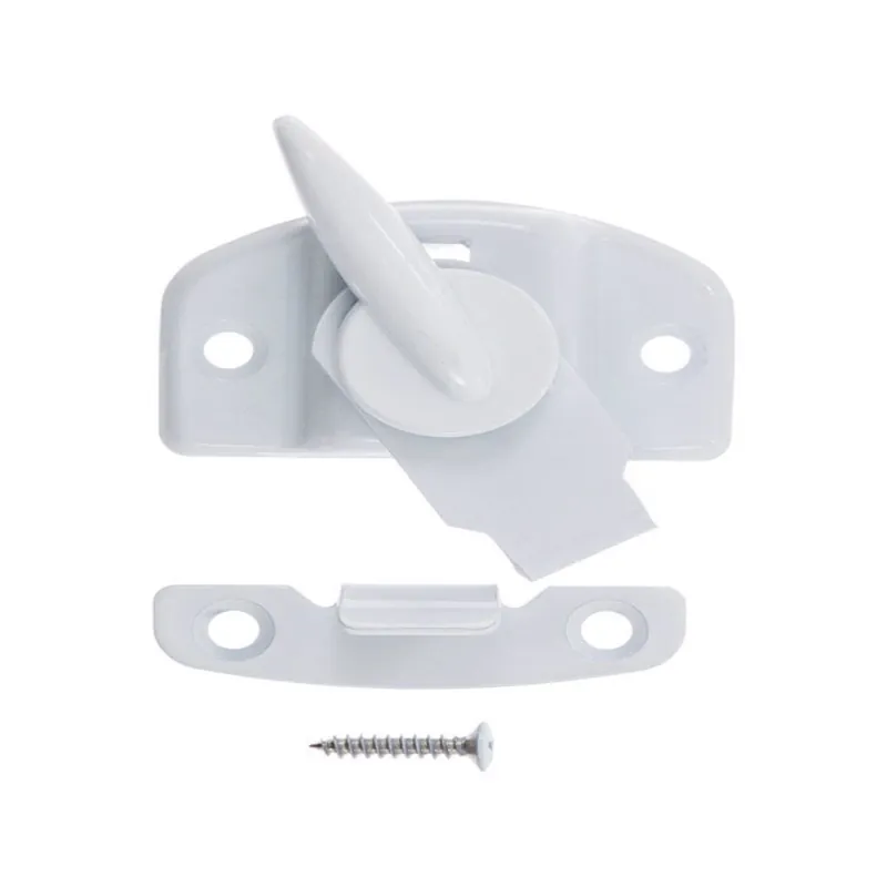 Ace White Brass Draw Tight Sash Lock 1 Pk