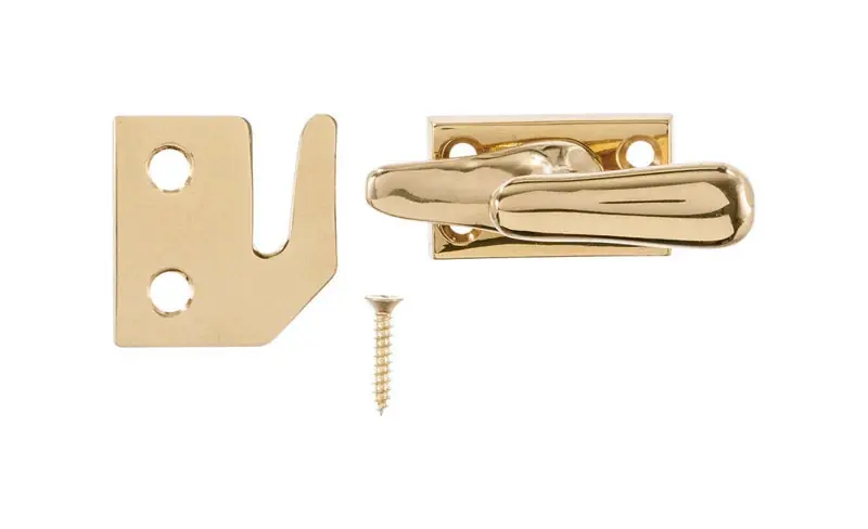 Ace Brass Brass Window Lock 1 Pk