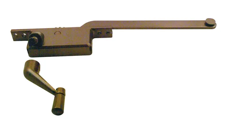Prime-line 9-inch Bronze Steel Right Single-arm Casement Window Operator Model 17390-rb