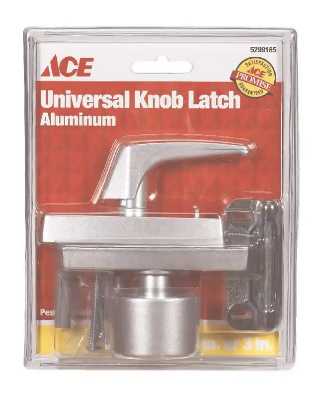 Ace Aluminum Universal Knob Latch 1 Pk