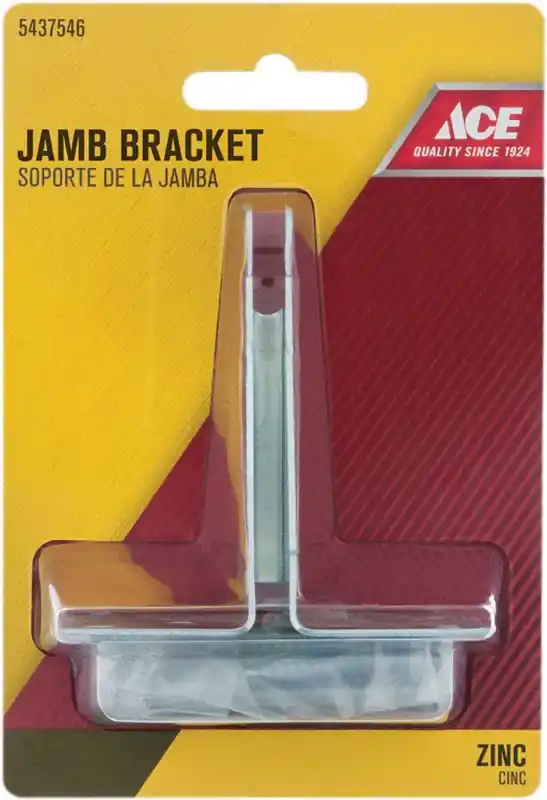 Silver Aluminum Steel Jamb Bracket For Door Repair - 1 Piece