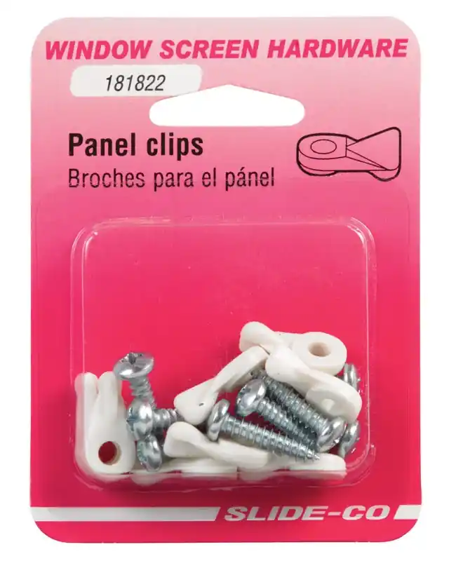 Prime-Line White Nylon Converging Door Kit 8 Pk