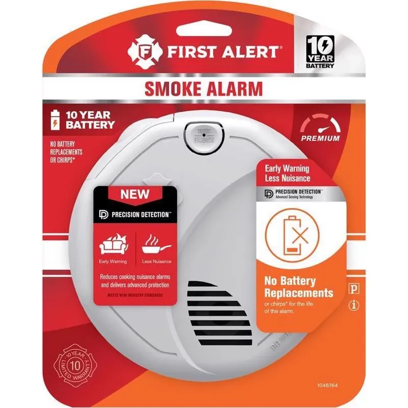 10-year Battery Dual Photoelectric & Ionization Smoke Alarm Model Sm310