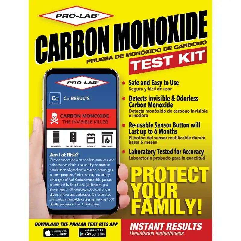 Pro-Lab Carbon Monoxide Test Kit 1 Pk